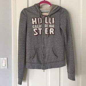 Hollister Grey Hoodie size Medium